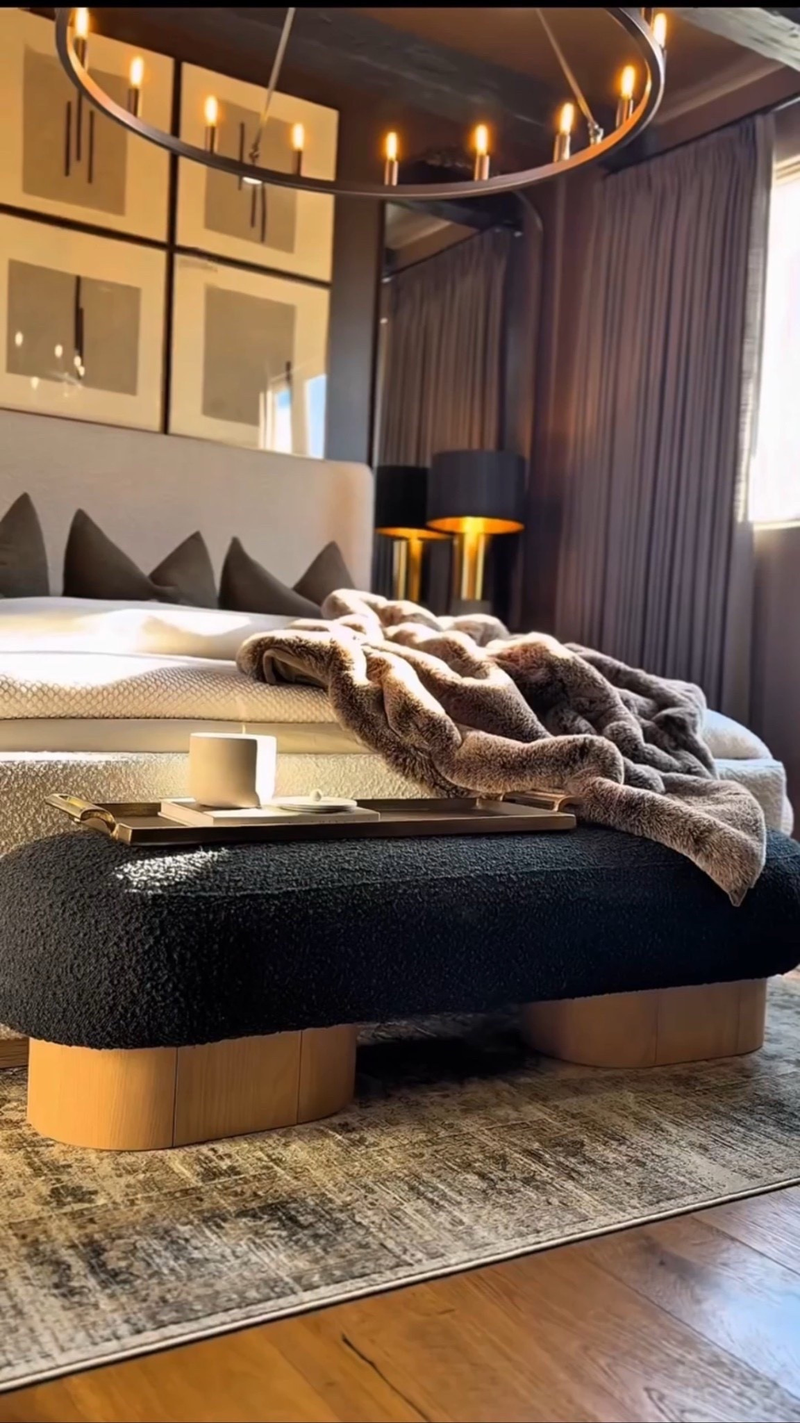 I’m still in love with how this whole setup came together. The boucle bench, layered bedding, and dark nightstands create the perfect mix of cozy, modern, and warm minimalism. 🤎


#bedroominspo #neutraldecor #modernbedroom #warmminimalism #homestyling #bedroomdesign #cozyhome #interiorgoals #summerthompsonstyles

#LTKHome