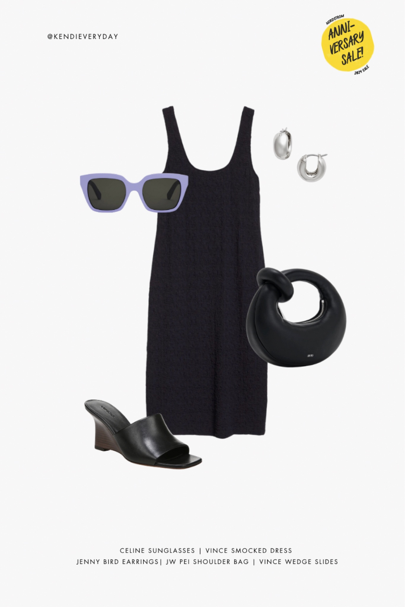 Shop the NSale next week! Everything linked and listed here will be available for cardholders starting July 9! 

Vince, sleeveless dress, JW PEI handbag, Celine sunglasses, little black dress 

#LTKxNSale