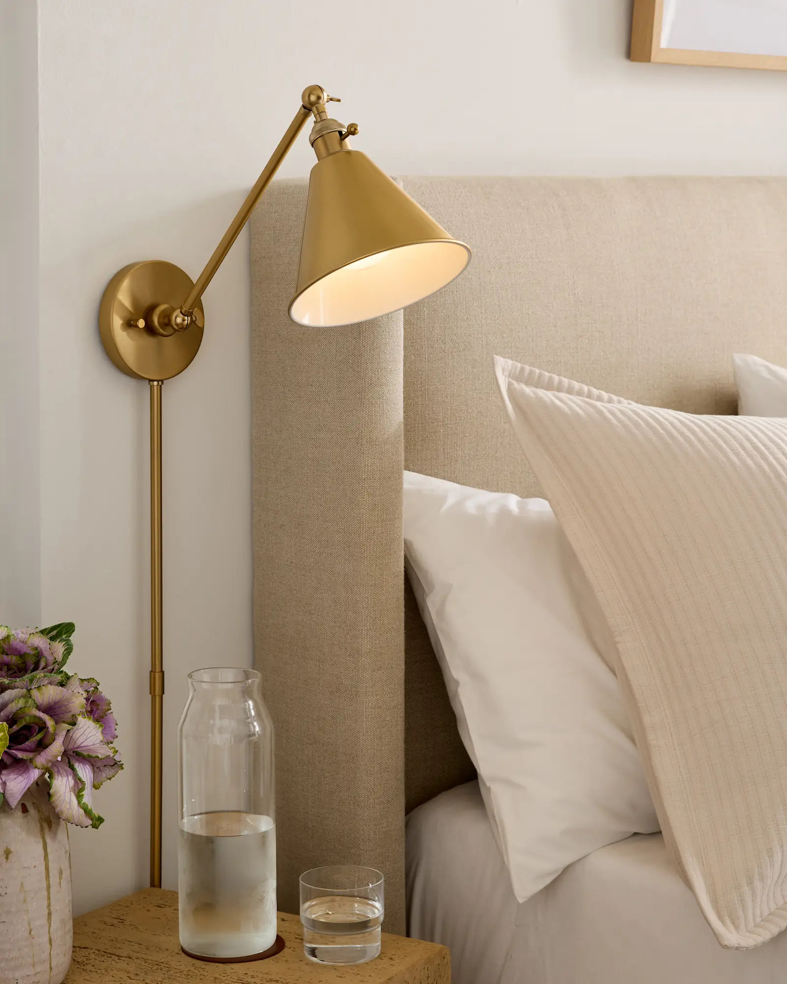 Articulating Single Arm Steel Wall Sconce | Quince