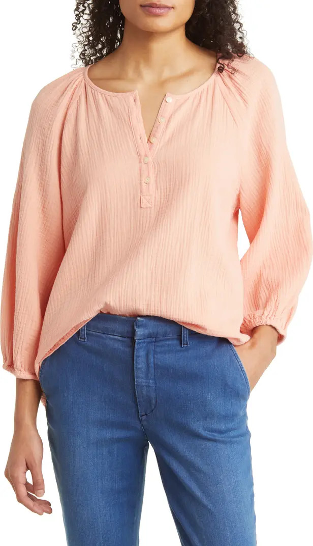 Cotton Gauze Top | Nordstrom