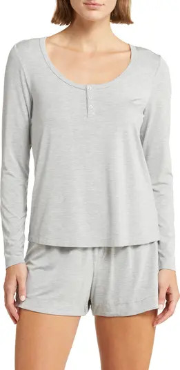 Soft Jersey Henley & Shorts Pajamas | Nordstrom