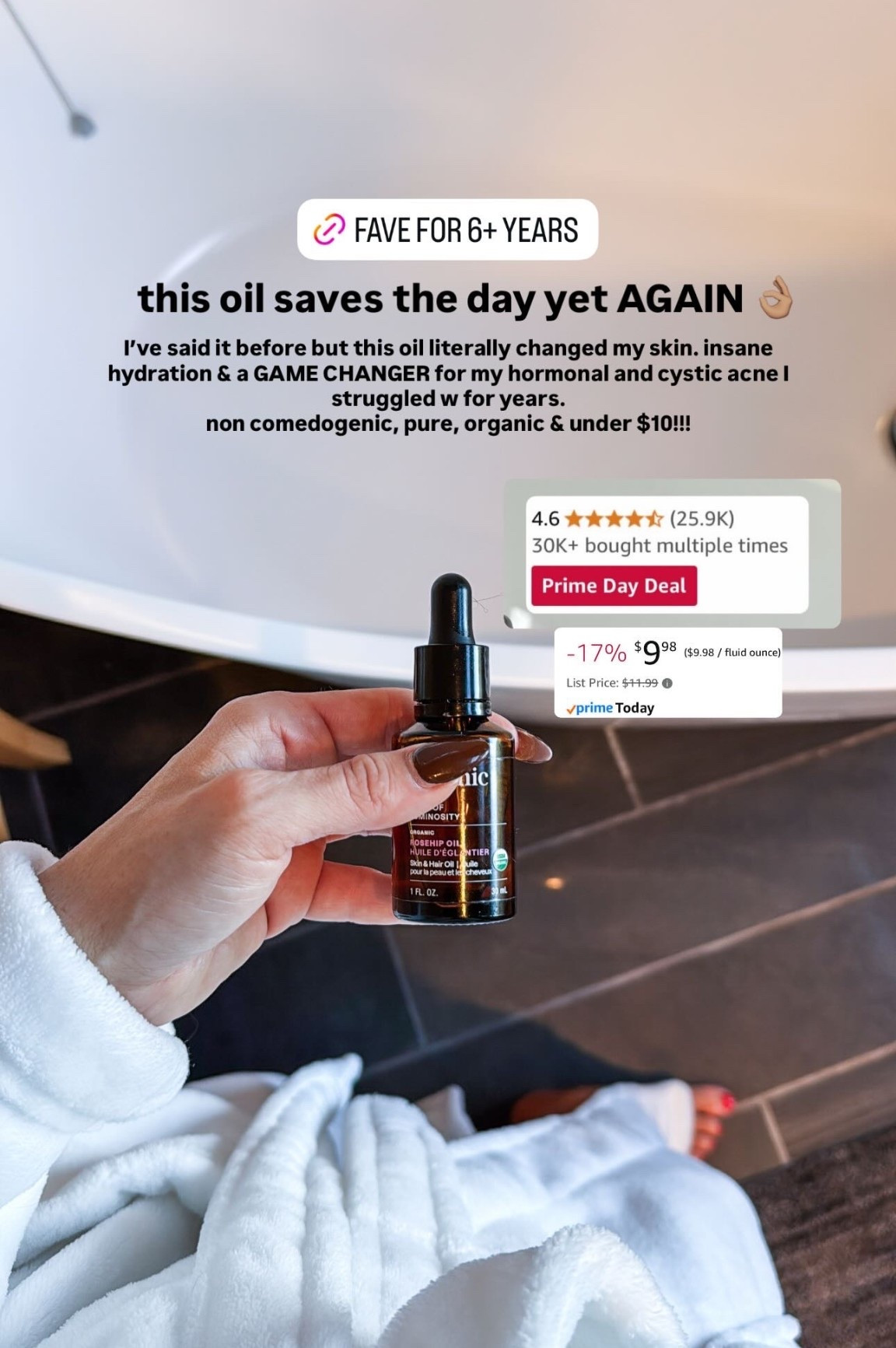 The $10 face oil I’ve repurchased literally 100 times

#LTKSaleAlert #LTKFindsUnder50 #LTKBeauty