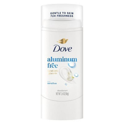 Dove Beauty Aluminum-Free Sensitive Skin Deodorant Stick - 2.4oz: Under Arm, Paraben-Free, Floral Scent | Target