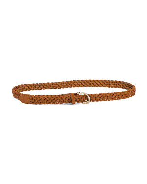 Leather Classic Braided Belt | The Leather & Suede Shop | Marshalls | Marshalls