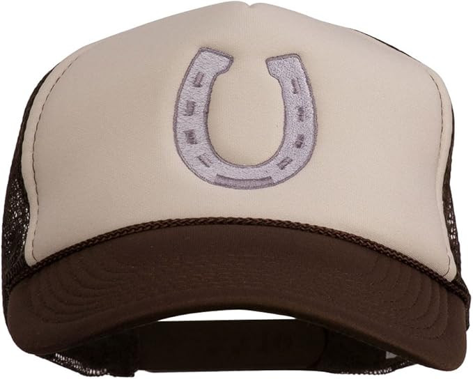 e4Hats.com Western Horseshoe Embroidered Foam Mesh Back Cap | Amazon (US)