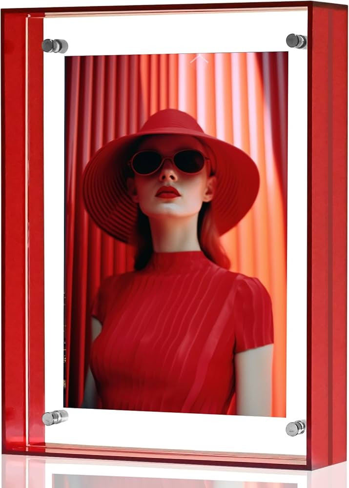 5x7 Picture Frame, Stunning Color Acrylic Photo Frames, Wall & Tabletop Display Frames, Modern Fl... | Amazon (US)