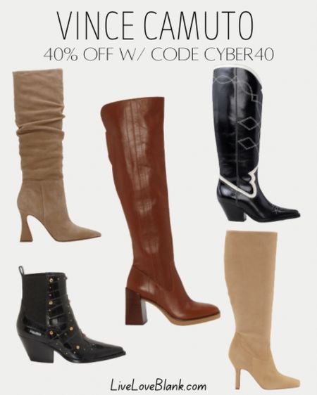 These Vince Camuto boots are 40% off with code Cyber40
Holiday gift idea

#LTKHoliday #LTKGiftGuide #LTKCyberweek
