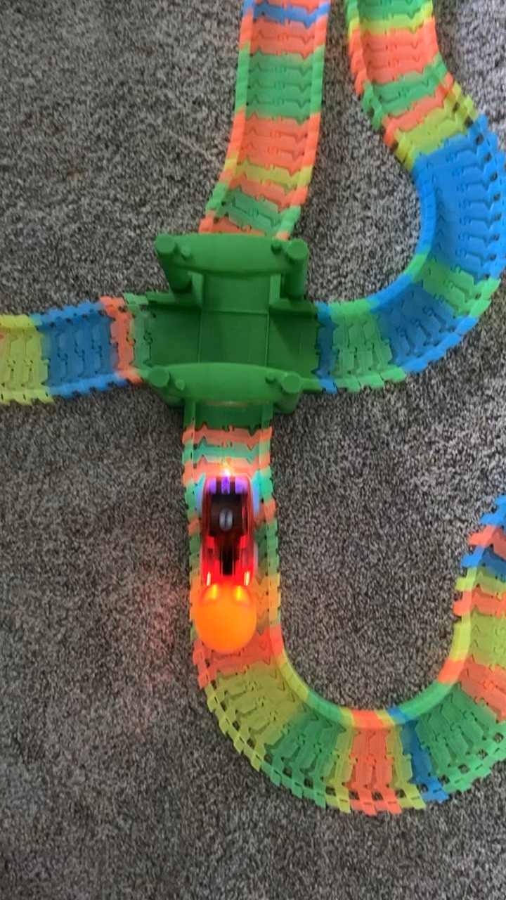 Glow in the dark race track with cars! My toddler loves this toy and enjoys the glow in the dark tracks! 🤩 🚗 🚙 

#LTKSaleAlert #LTKFindsUnder50 #LTKKids