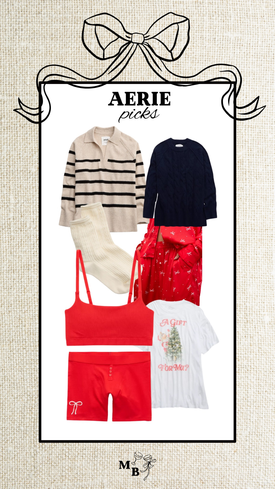 Aerie holiday picks 🫶🏼🎄

#loungewear #christmasloungewear #aerie