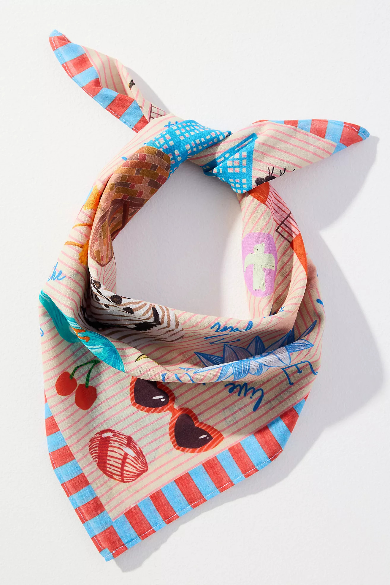 Vismaya Summer Edit Cotton Square Scarf | Anthropologie (US)