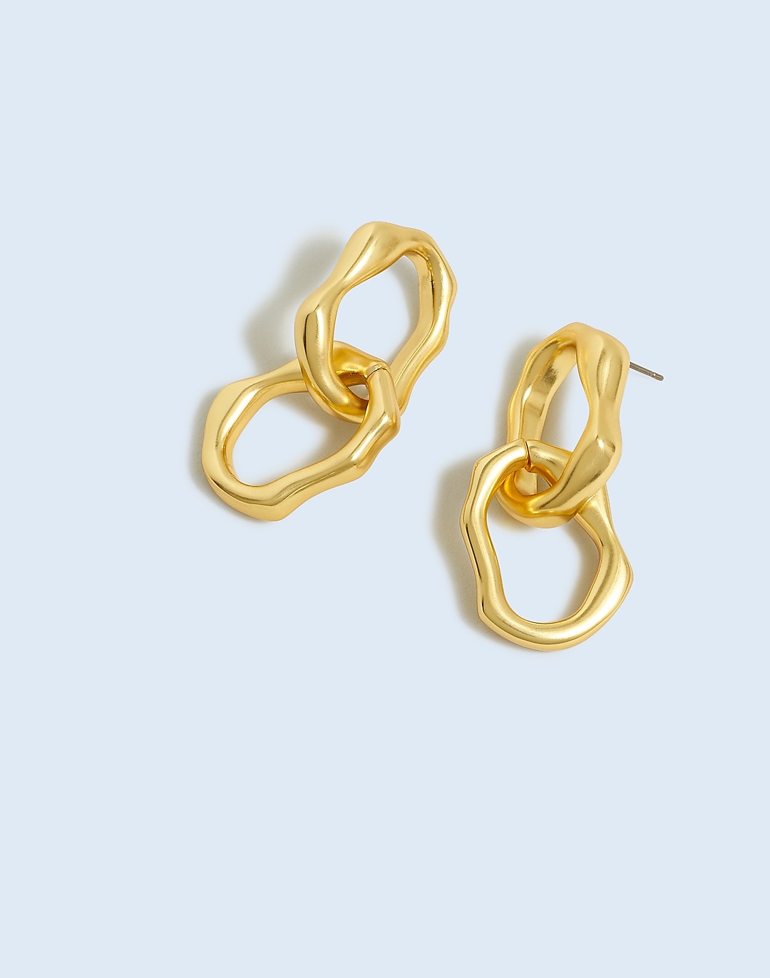 Molten Link Hoop Earrings | Madewell