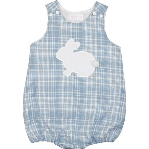 Blue Plaid Bunny Bubble | Cecil and Lou