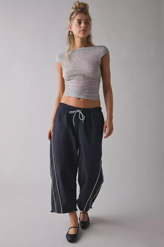 BDG Fast Track Low-Rise Cropped Nylon Pant | Urban Outfitters (US and RoW)