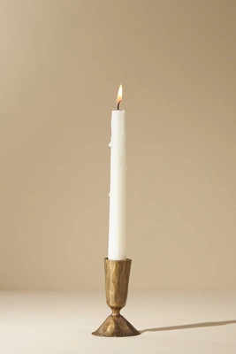 Elizabeth Mini Metal Taper Candle Holder | Anthropologie (US)