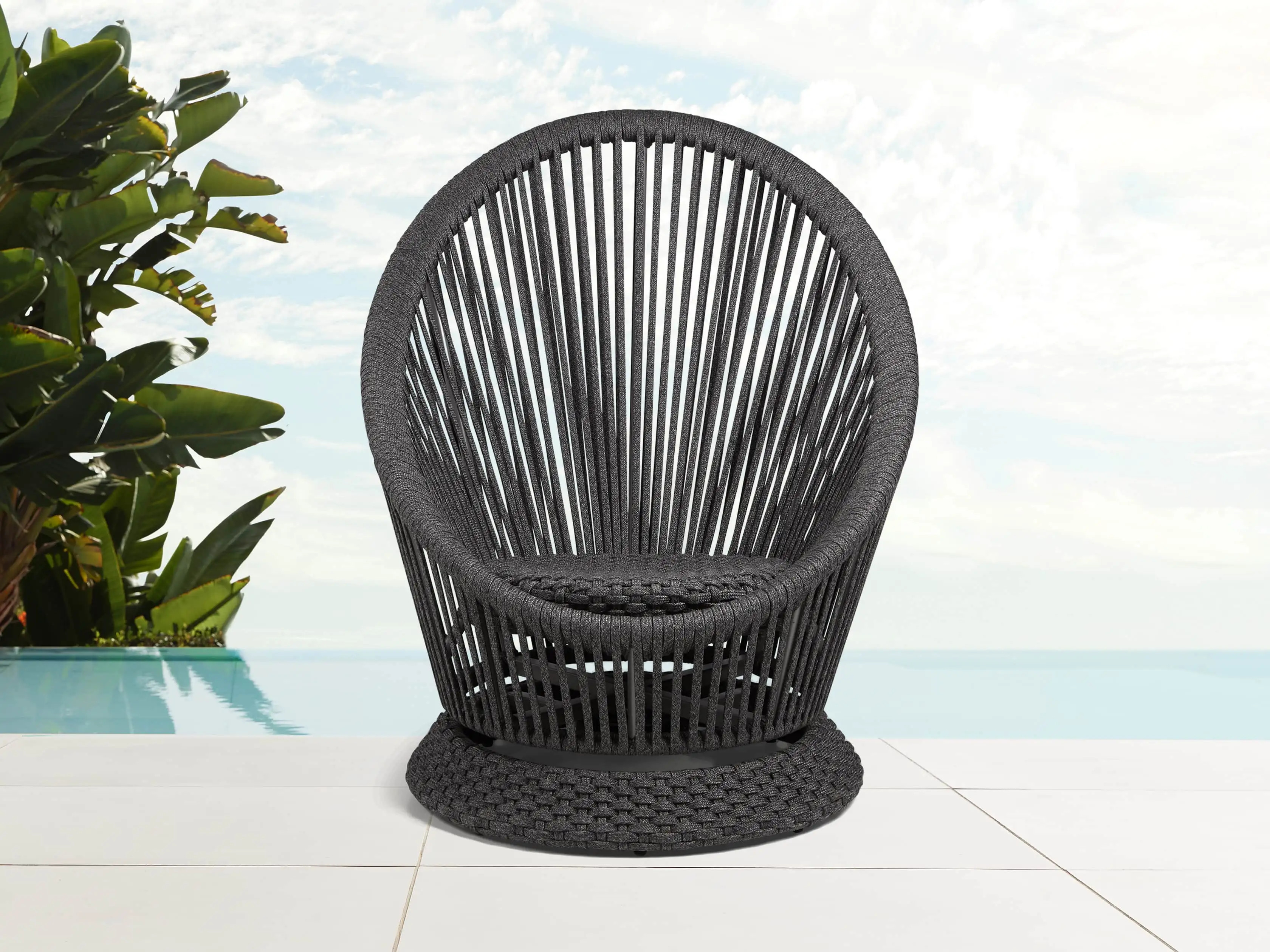 Sevilla Outdoor Swivel Chair | Arhaus