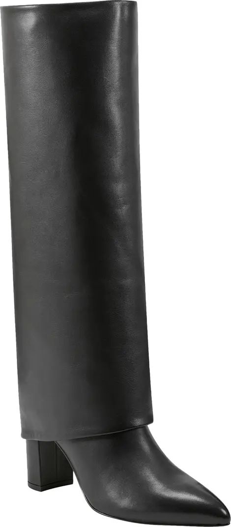 Marc Fisher LTD Leina Foldover Shaft Pointed Toe Knee High Boot (Women) | Nordstrom | Nordstrom