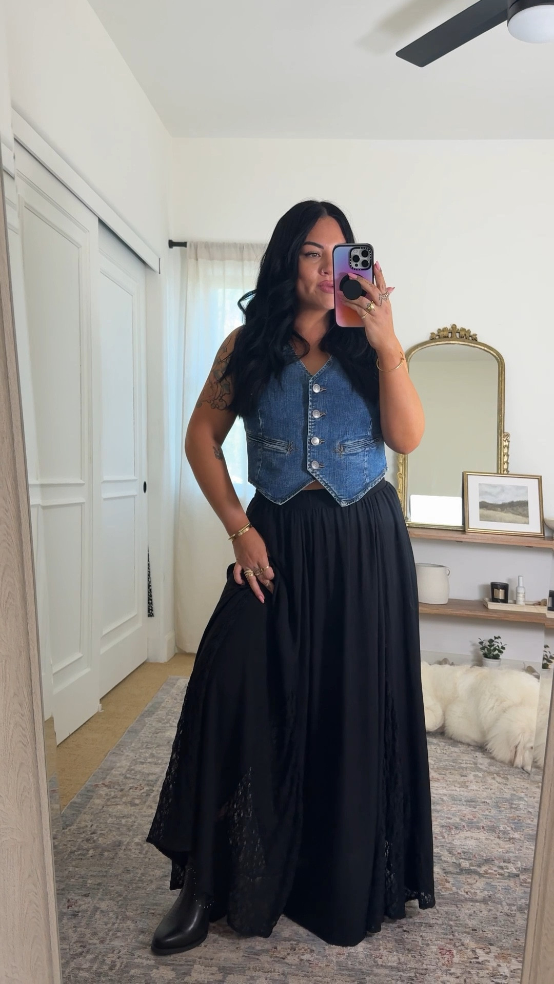 obsesssed with these @Torrid pieces!!!

i’m a size 00 in the denim vest
a size 0 in everything else
and size 12 in the skort

#LTKFestival #LTKMidsize #LTKootd