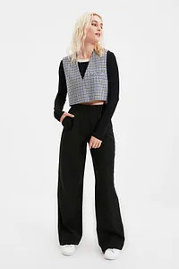 Trendyol Collection Hose - Schwarz - Wide Leg | Trendyol DE