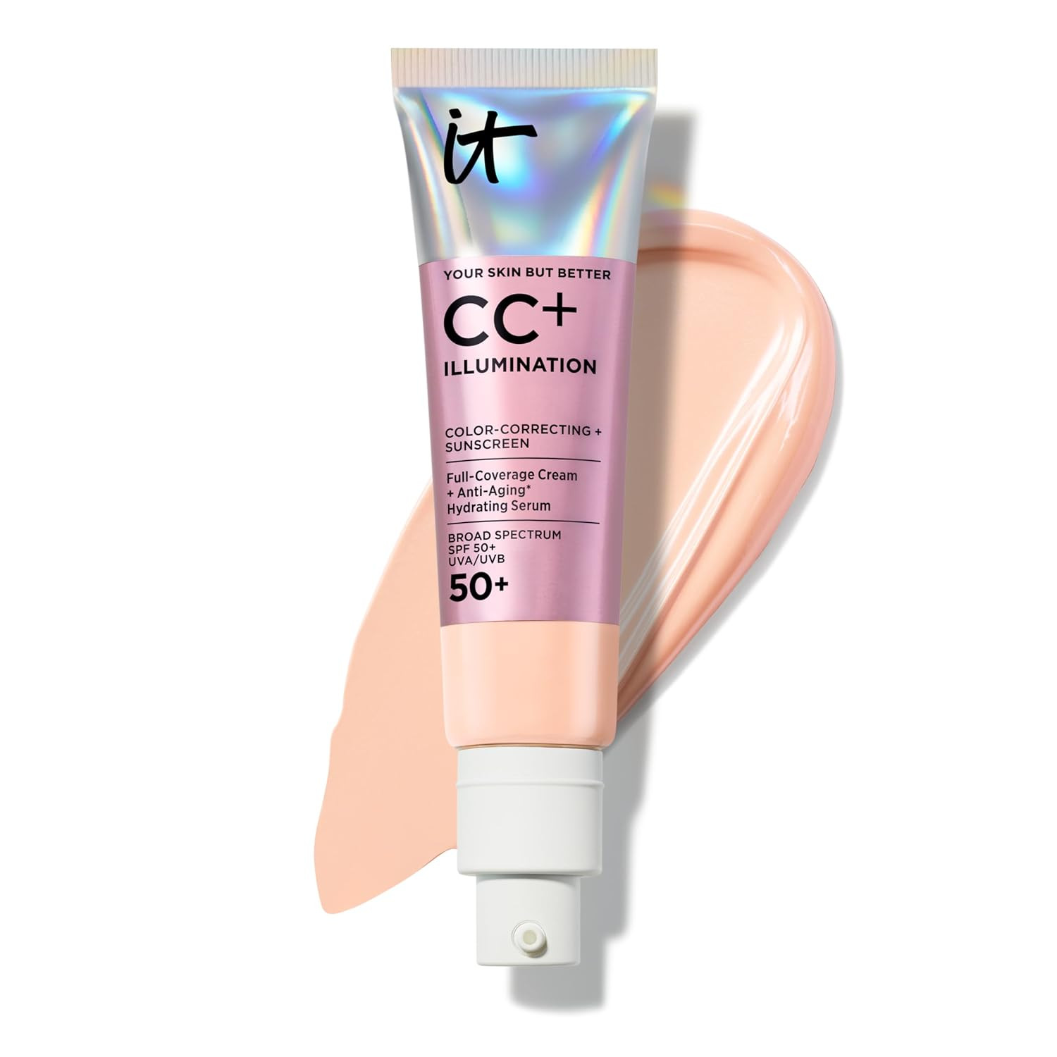IT Cosmetics CC+ Cream Illumination Radiant Foundation with SPF 50+ | Amazon (US)