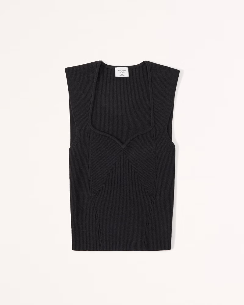 Portrait Sweetheart Sweater Tank | Abercrombie & Fitch (US)