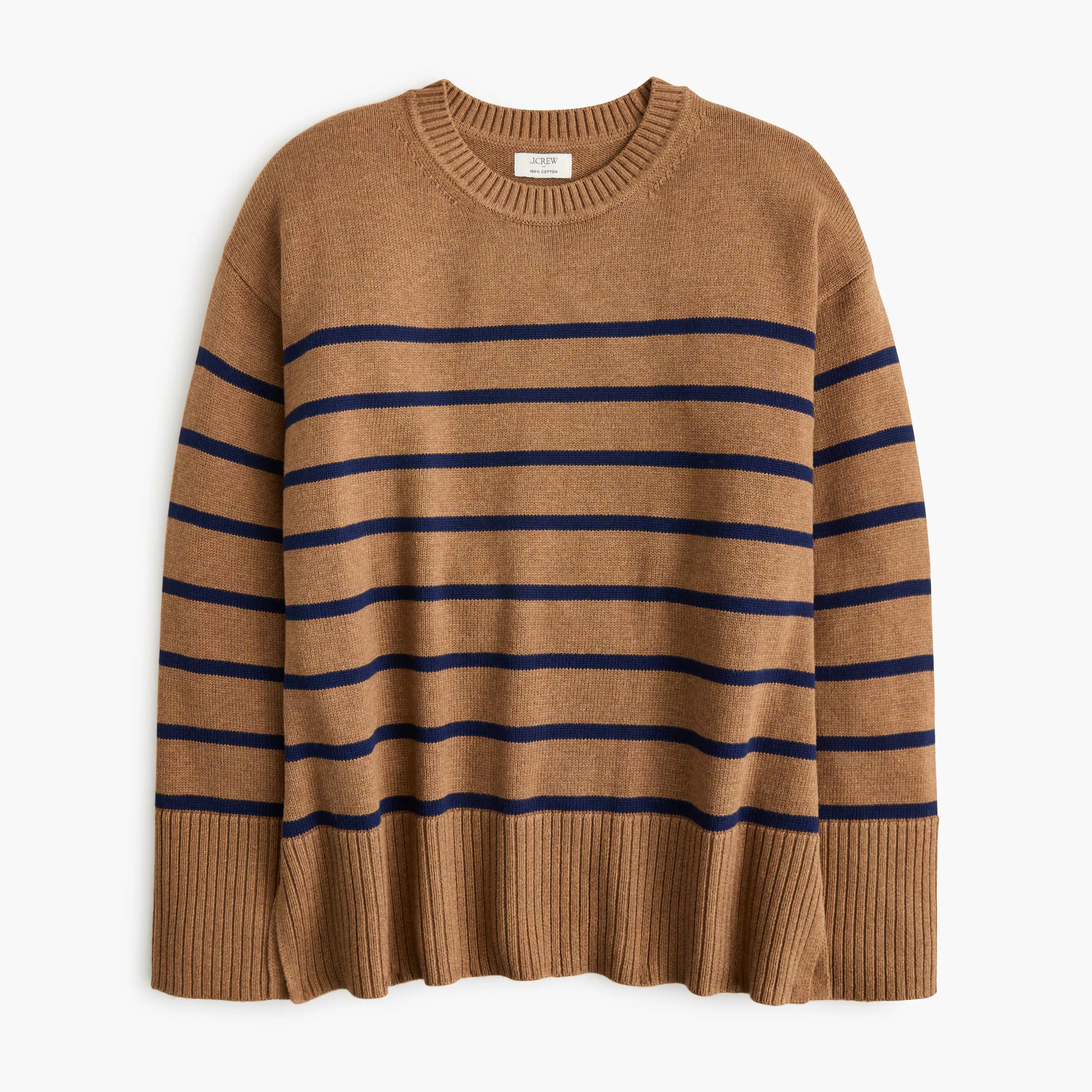 100% cotton cable-knit sweater-polo | J.Crew Factory