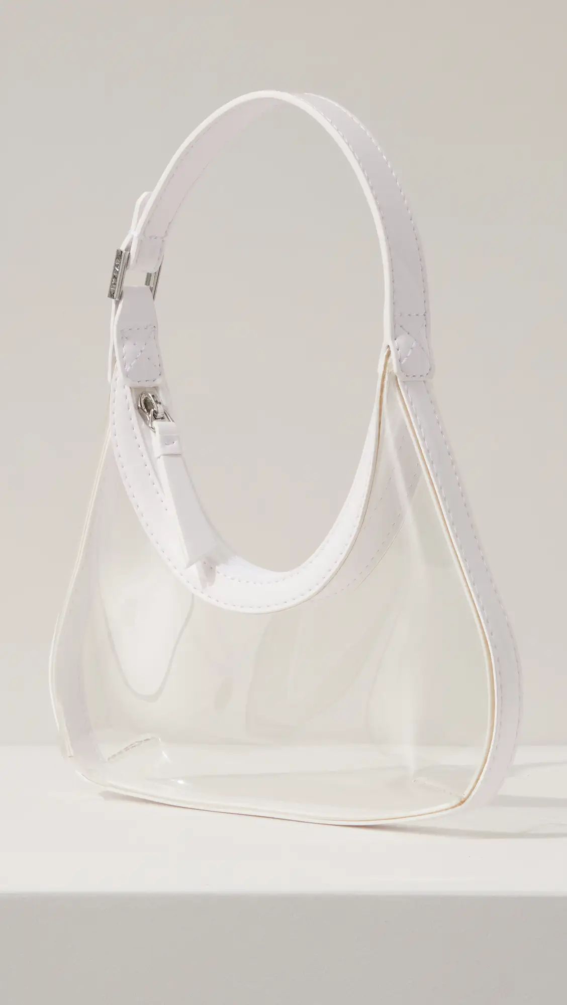 BY FAR Baby Amber Transparent White PU | Shopbop | Shopbop