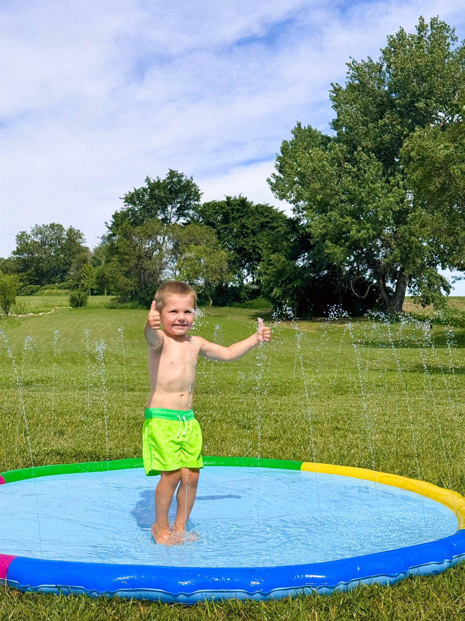 My kids enjoy playing in the sun and getting wet with this splash pad! It's a great outdoor activity for your little ones this Summer!
#summeractivities #amazonfinds #watertoys #backyardfun

#LTKKids #LTKSeasonal #LTKHome