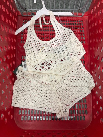 This cover up set is SO pretty & its 40% off today only! the crochet detail feels so elevated and it’s perfect to throw on over a swimsuit for vacation. 
spring outfits 2026, easter dress women, easter outfits women, easter basket ideas, spring dresses, vacation outfits beach, date night outfits, plus size fashion, country concert outfits, work outfits, target deals, swim cover up, vacation outfits, beach outfits 

 #LTKgrwm #LTKootd #LTKSwim