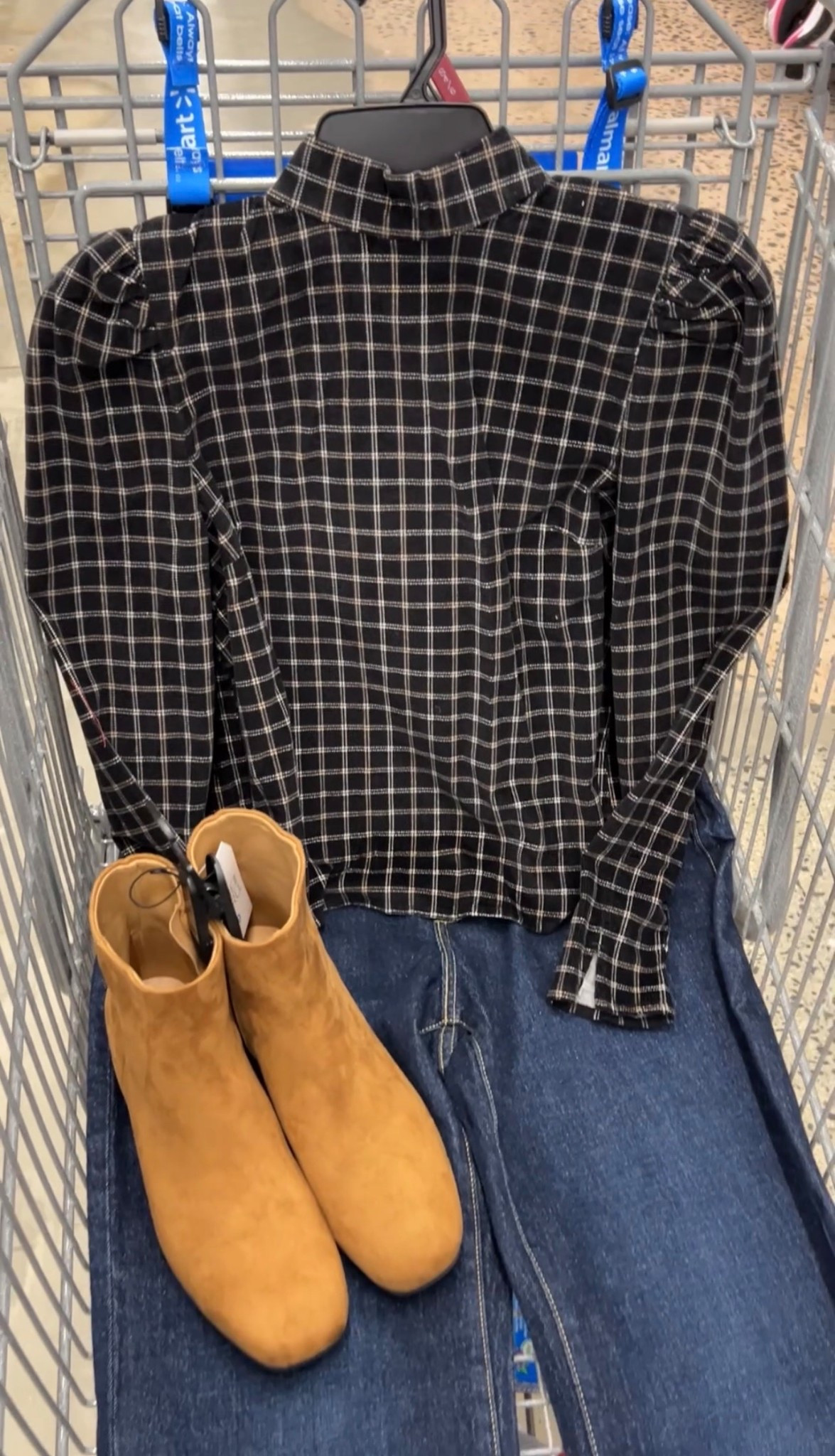 Walmart outfit idea with this stretch corduroy long sleeve top, has a pretty bow tie detail at the neckline. Three colorways. Hint of stretch. I’m 5’8” and got the size small and I will say it’s short in the arms and the torso, so I’d size up one size. #walmartfashion #walmartfinds 

#LTKFindsUnder50 #LTKFindsUnder100 #LTKOver40
