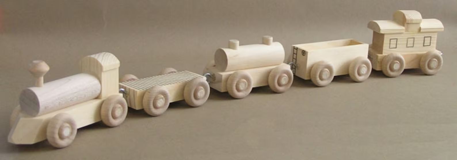 Wooden Toy Train.  The "No Paint" Special. A handmade toy.  A natural wood toy. | Etsy (US)