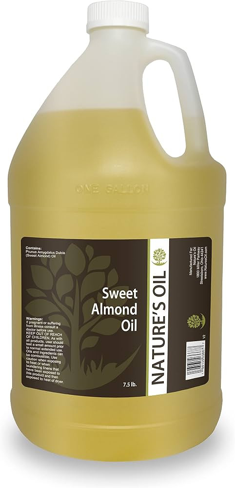 Sweet Almond Oil Gallon - 100% Pure Carrier for Massage, Diluting Essential Oils, Aromatherapy, H... | Amazon (US)