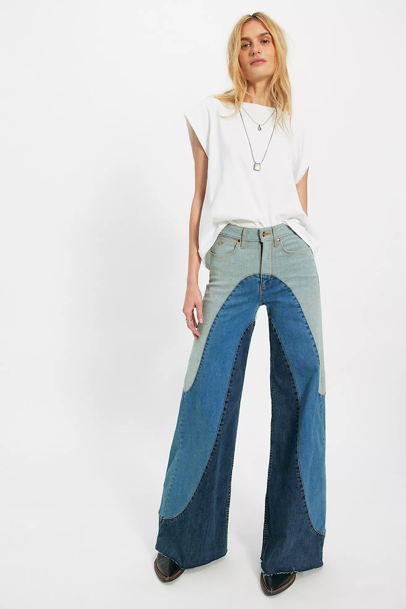 Wrangler X Lainey Wilson Groovy Wide-Leg Jeans | Free People (Global - UK&FR Excluded)