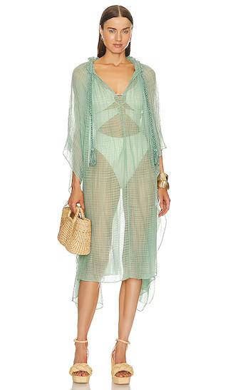 Calla Coverup in Capri | Cover Up Swim Cover Up Dress Swim Cover Ups Swimsuit Cover Ups | Revolve Clothing (Global)