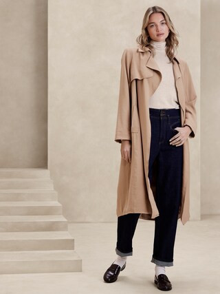 Soft Luxe Turtleneck Shirt | Banana Republic Factory