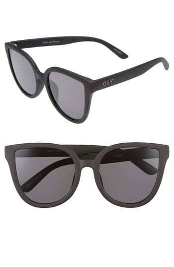 Women's Quay Australia Paradiso 52Mm Cat Eye Sunglasses - Black/ Smoke | Nordstrom