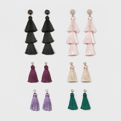 SUGARFIX by BaubleBar Mix and Match Tassel Earring Gift Set | Target