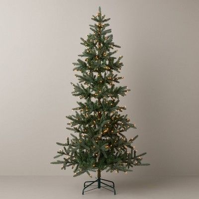 7ft Pre-Lit Faux Pine Christmas Tree with Clear Lights - Hearth & Hand™ with Magnolia | Target