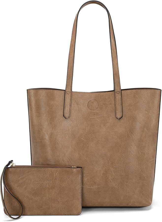 Montana West Tote Bag for Women Top Handle Purses and Handbags Soft Hobo | Amazon (US)
