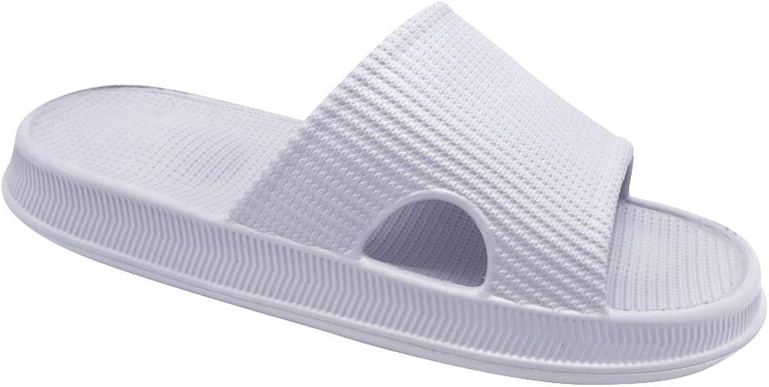 SUPKICKS Shower Slippers Slides Sandals for Women Slip-on Bathroom Non-slip Quick Drying Soft Massag | Amazon (US)