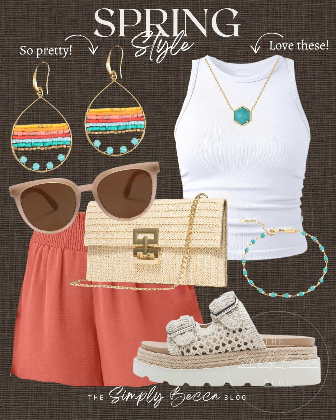 Well these colors are funnn 🤩 Darling little shorts too.

@amazon 

 #amazonfashion #ltkwomens #springstyle #springoutfits2026 #platforms #jewelnecklace #LTKgrwm #LTKootd #LTKSeasonal