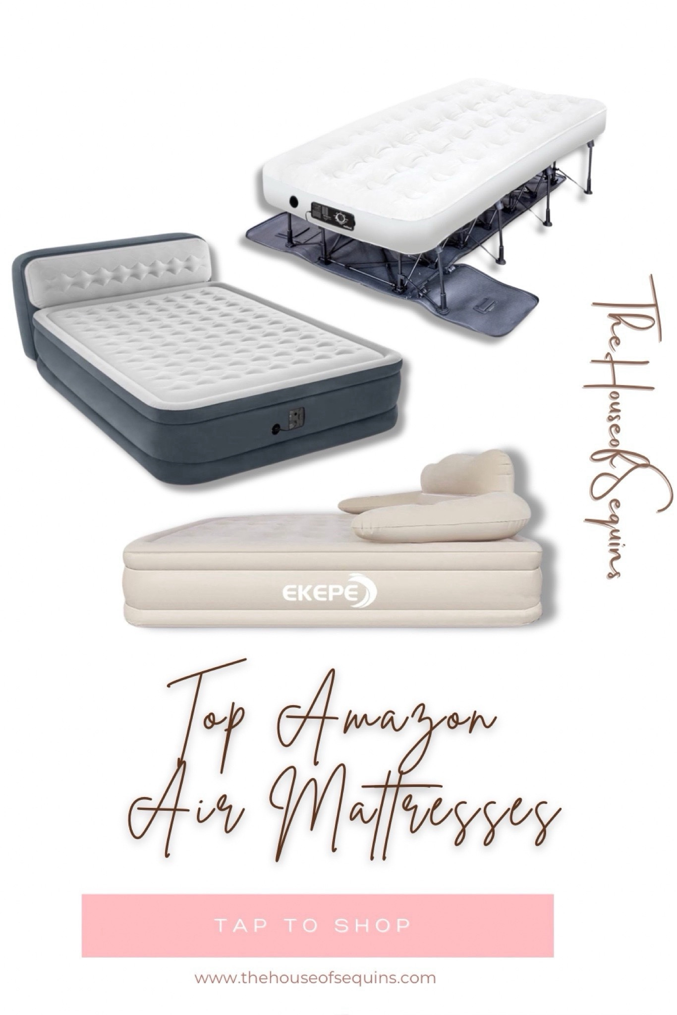 Amazon top sellers. Self inflating and deflating air mattress, blow up mattress, blow up bed, air bed, air mattress, headboard air bed, back support air mattress, Cupholder air mattress, amazon finds, amazon must haves, Walmart finds #thehouseofsequins #houseofsequins #reels #tiktok #amazonfinds #amazonmusthaves #amazon #walmartfinds #lifehacks #airmattress #gadgets #travelhacks #ltkfind #Itktravel

