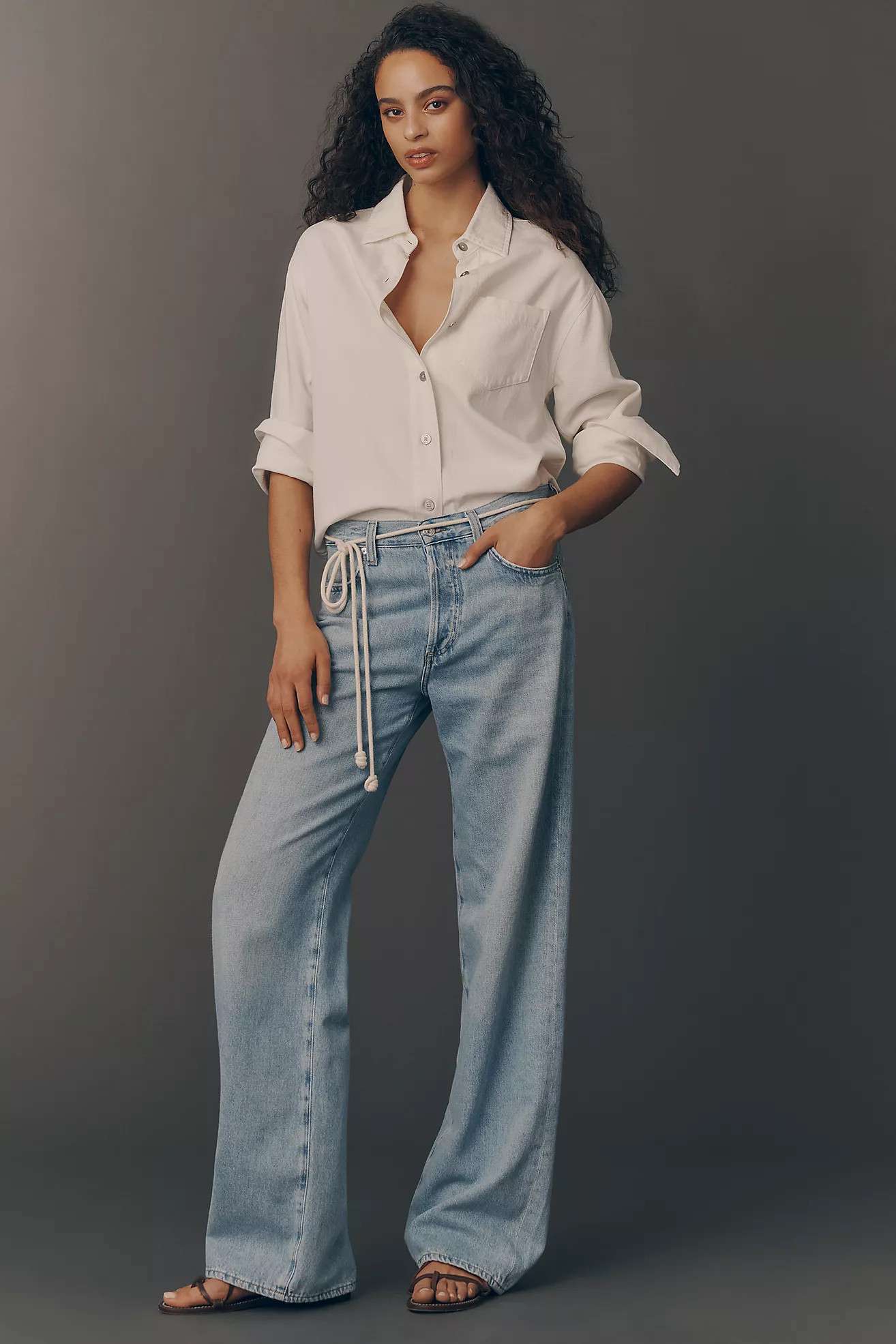 Citizens of Humanity Annina High-Rise Straight-Leg Jeans | Anthropologie (US)