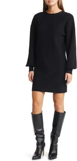 Chelsea28 V-Back Long Sleeve Sweater Dress | Nordstrom | Nordstrom