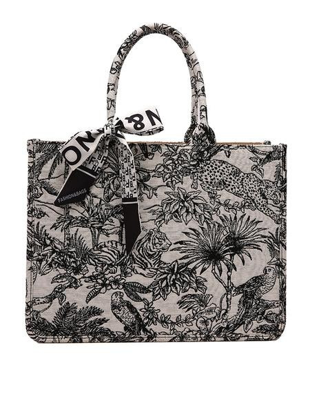 'Talia' Animal Embroidered Tote Bag | Goodnight Macaroon