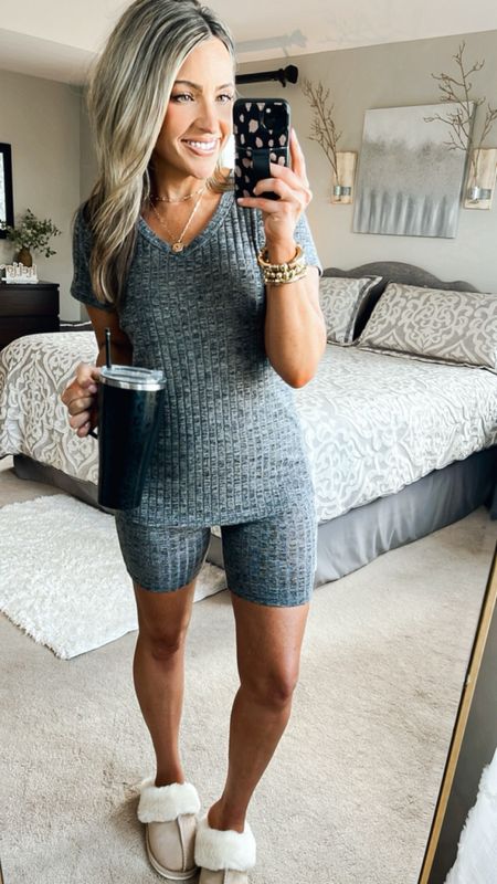These 2 pajama sets are perfect for summertime ☀️ The material is nice & lightweight, perfect for keeping you cool while sleeping. 

I love that they’re both cute enough to wear as lounge sets as well 🤗 TTS 

#LTKSaleAlert #LTKFindsUnder50 #LTKStyleTip