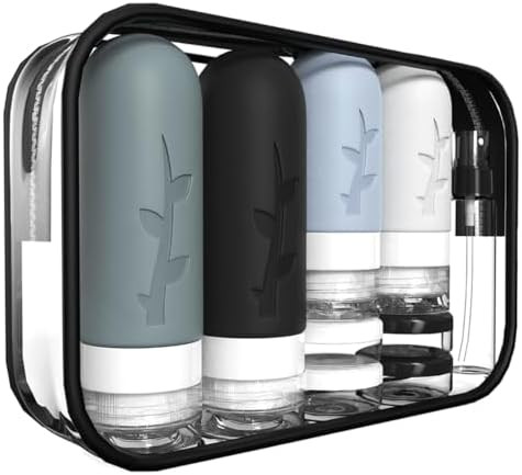 18pack Travel Bottles for Toiletries,TSA Approved Silicone Travel Containers for Toiletries,Leak ... | Amazon (US)