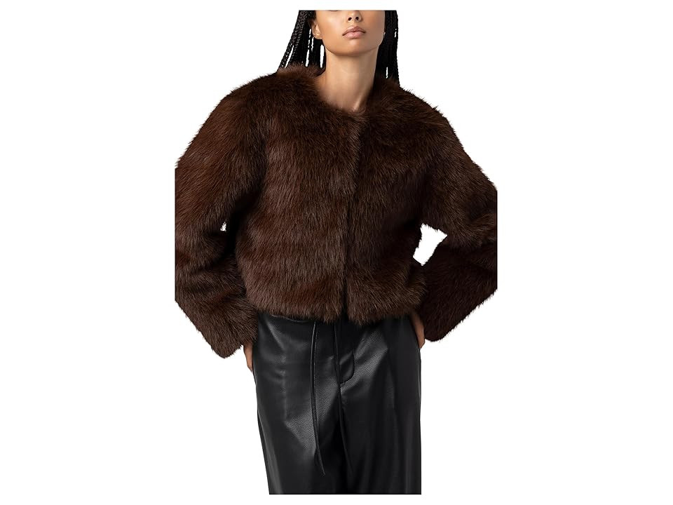 Blank NYC Faux Fur Jacket Women's Coat Gala Affair : SM, Spandex/Polyester/Faux Fur | Zappos
