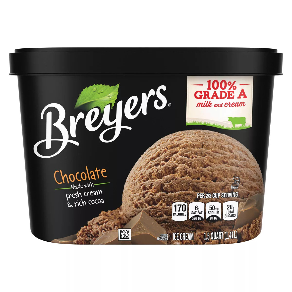 Breyers Original Chocolate Ice Cream - 48oz | Target