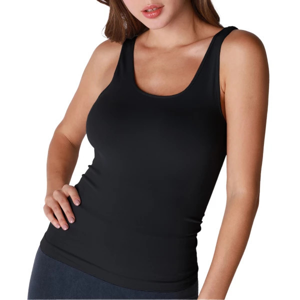 Women's NikiBiki Jersey Short Scoop Neck Tank Top One Size Black | Scheels