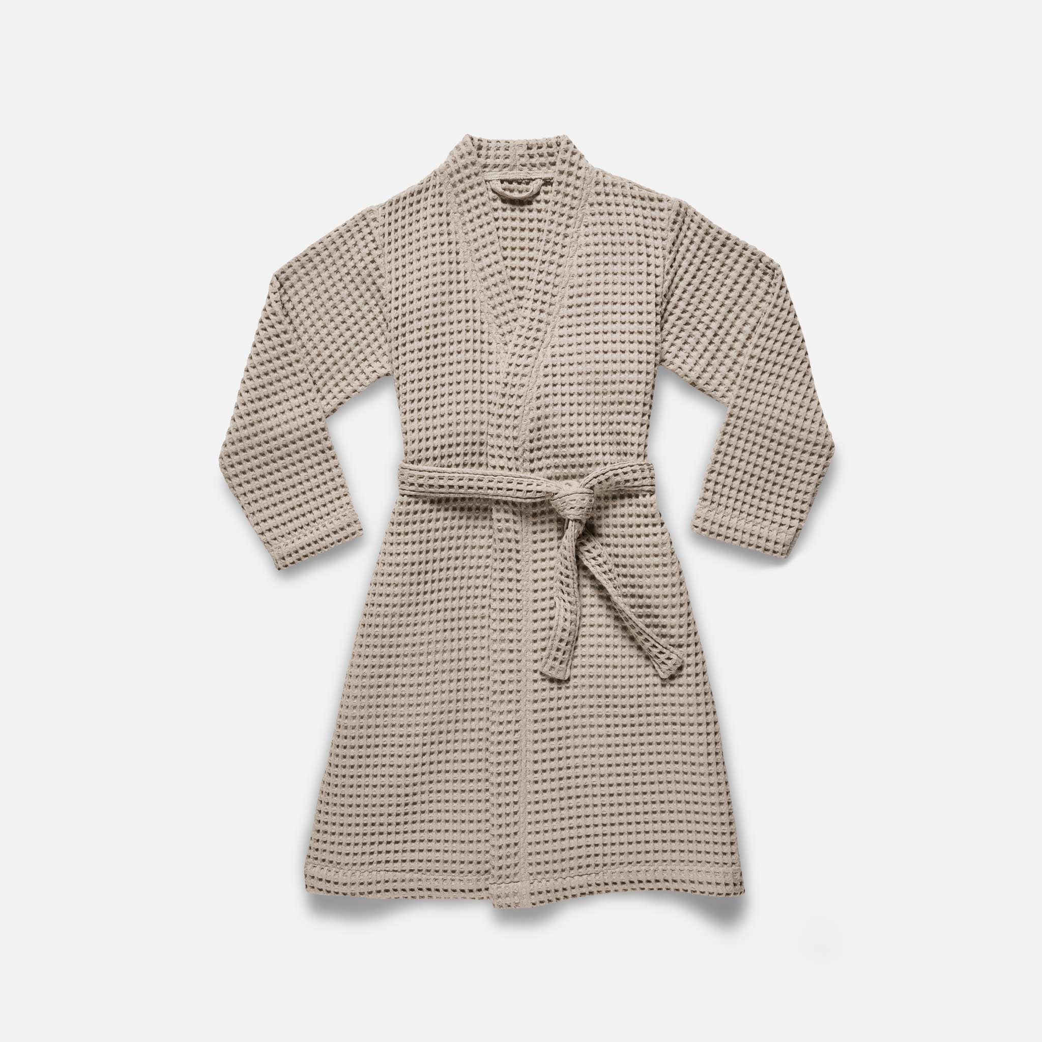 Brooklinen Dreamweave Waffle Robe Men's size Medium in Pebble | Brooklinen